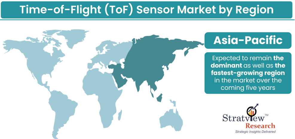 Time-of-Flight (ToF) Sensor Market by Region